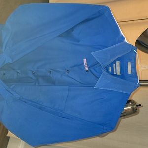 Poplin (blue) Button Up Dress Shirt